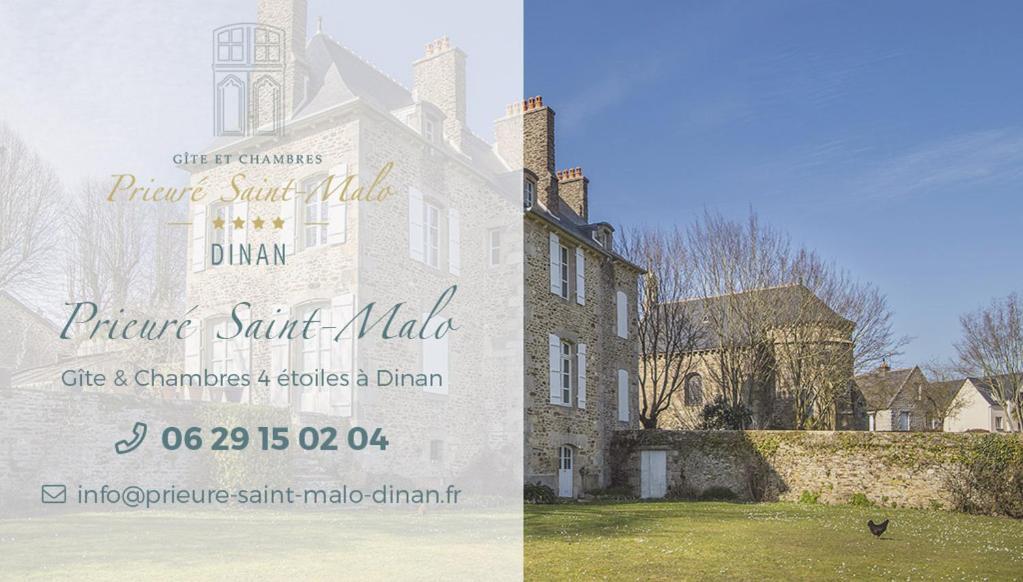 הוילה Le Prieure Saint-Malo De דינאן מראה חיצוני תמונה